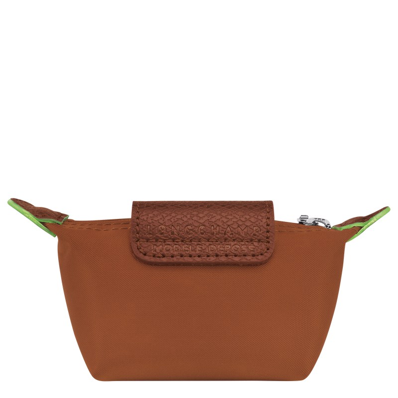 Longchamp Le Pliage Green Coin purse - Recycled canvas Cardholders & Coin purses Cognac | XX25-W0ZE