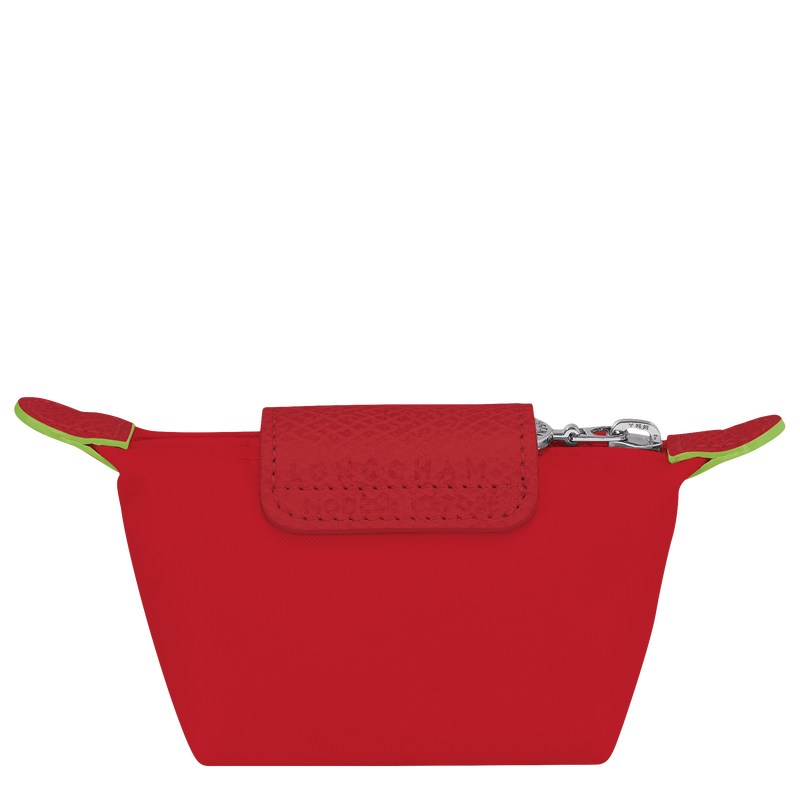 Longchamp Le Pliage Green Coin purse - Recycled canvas Cardholders & Coin purses Tomato | ME62-R9DH