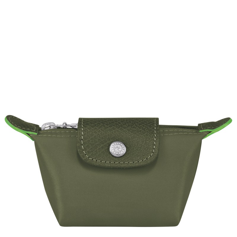 Longchamp Le Pliage Green Coin purse - Recycled canvas Cardholders & Coin purses Forest | TN25-P6GN