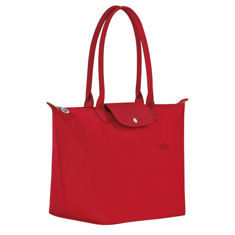 Longchamp Le Pliage Green L Tote bag - Recycled canvas Shoulder bags Tomato | KI58-Z1ZG