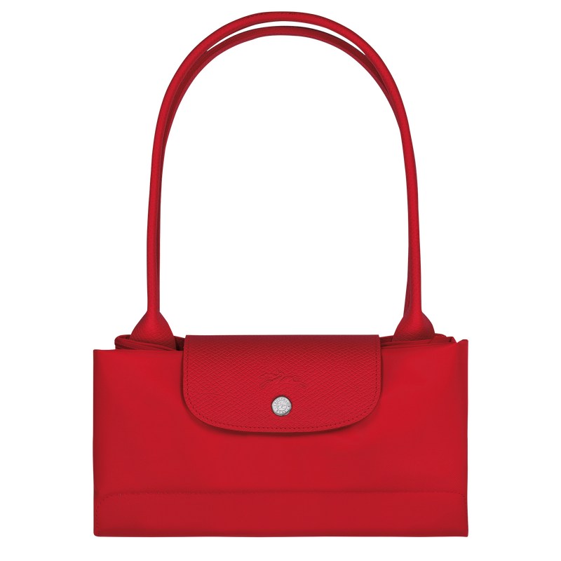 Longchamp Le Pliage Green L Tote bag - Recycled canvas Shoulder bags Tomato | KI58-Z1ZG