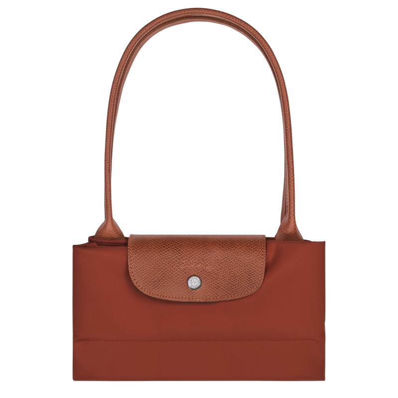 Longchamp Le Pliage Green L Tote bag - Recycled canvas Shoulder bags Chestnut | QA07-T4JE