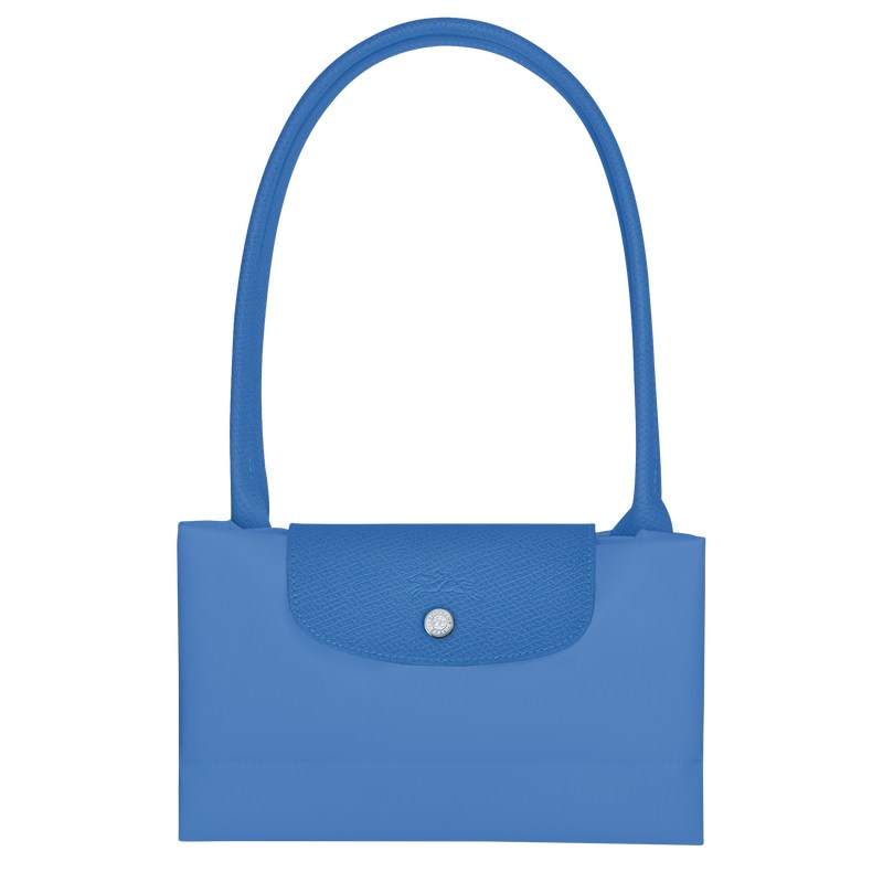 Longchamp Le Pliage Green L Tote bag - Recycled canvas Shoulder bags Cornflower | OU37-T7IF