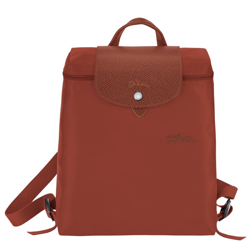 Longchamp Le Pliage Green M Backpack - Recycled canvas Backpacks Chestnut | LH75-F7PV