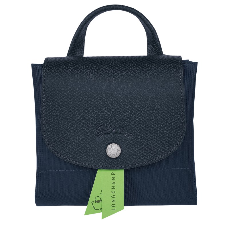 Longchamp Le Pliage Green M Backpack - Recycled canvas Backpacks Navy | MX93-T9PK