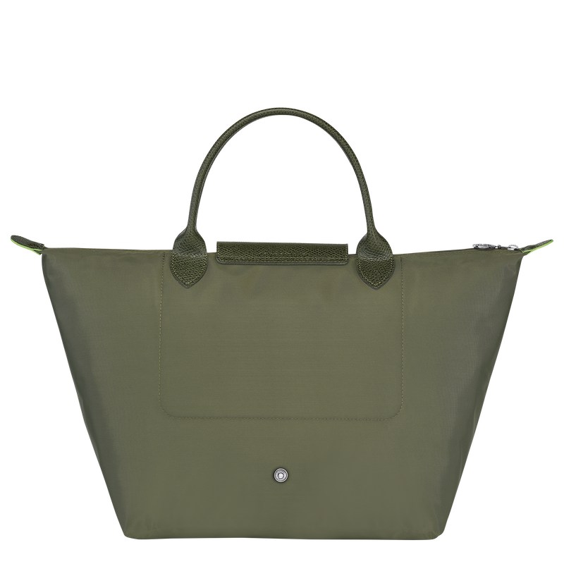 Longchamp Le Pliage Green M Handbag - Recycled canvas Handbags Forest | FP49-I2QP