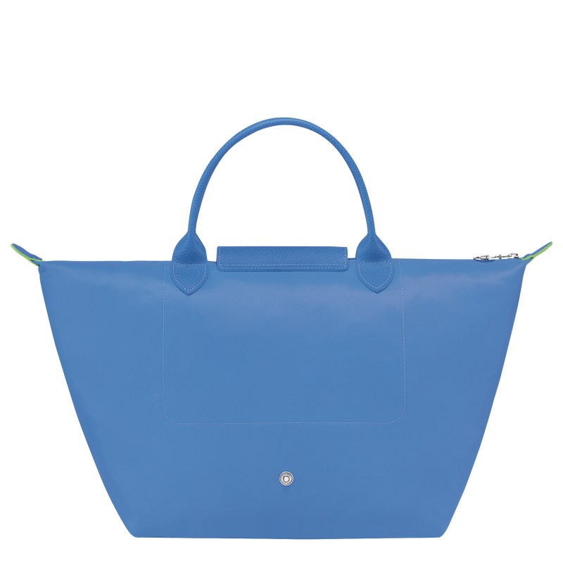 Longchamp Le Pliage Green M Handbag - Recycled canvas Handbags Cornflower | CB32-R8FV