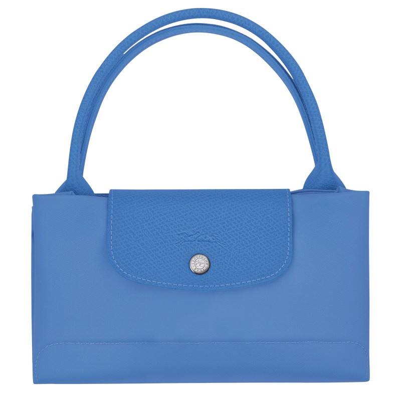 Longchamp Le Pliage Green M Handbag - Recycled canvas Handbags Cornflower | CB32-R8FV