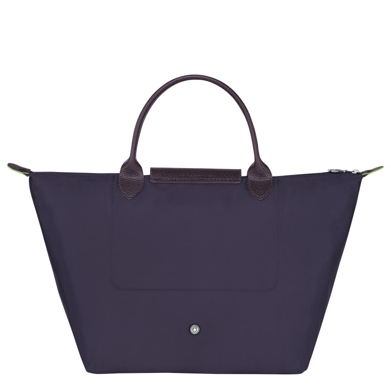 Longchamp Le Pliage Green M Handbag - Recycled canvas Handbags Bilberry | OG07-R9ZO