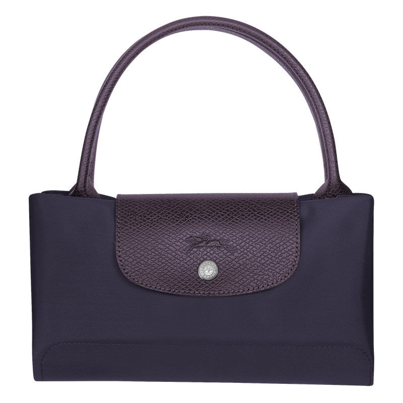 Longchamp Le Pliage Green M Handbag - Recycled canvas Handbags Bilberry | OG07-R9ZO