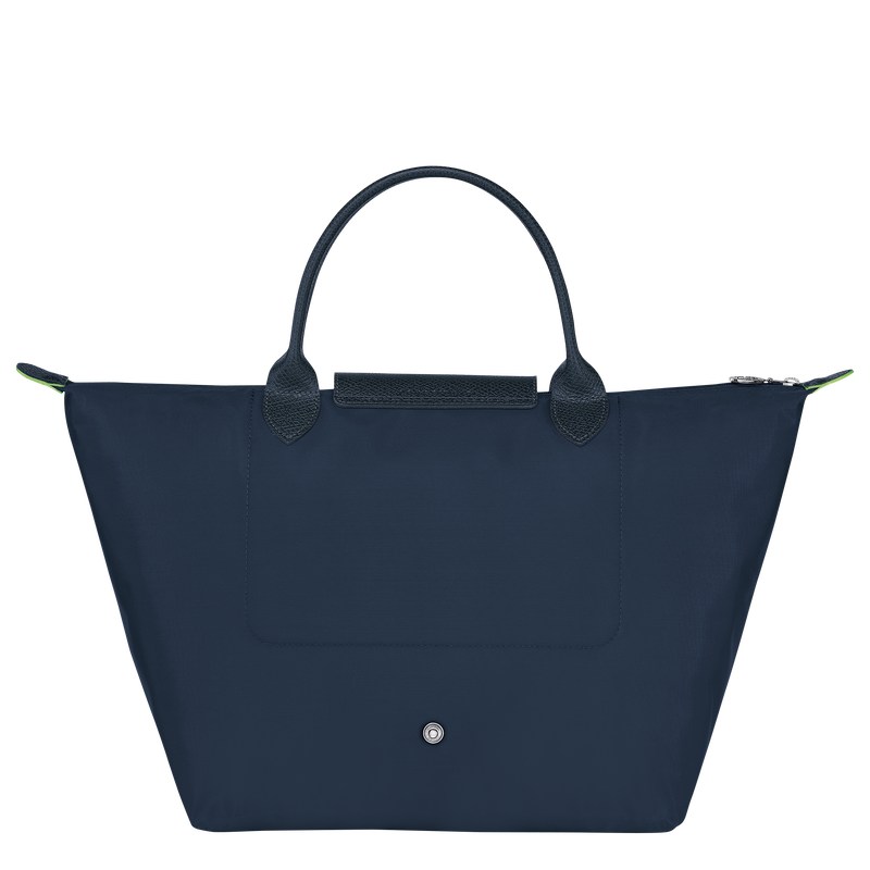 Longchamp Le Pliage Green M Handbag - Recycled canvas Handbags Navy | RG52-C8HV