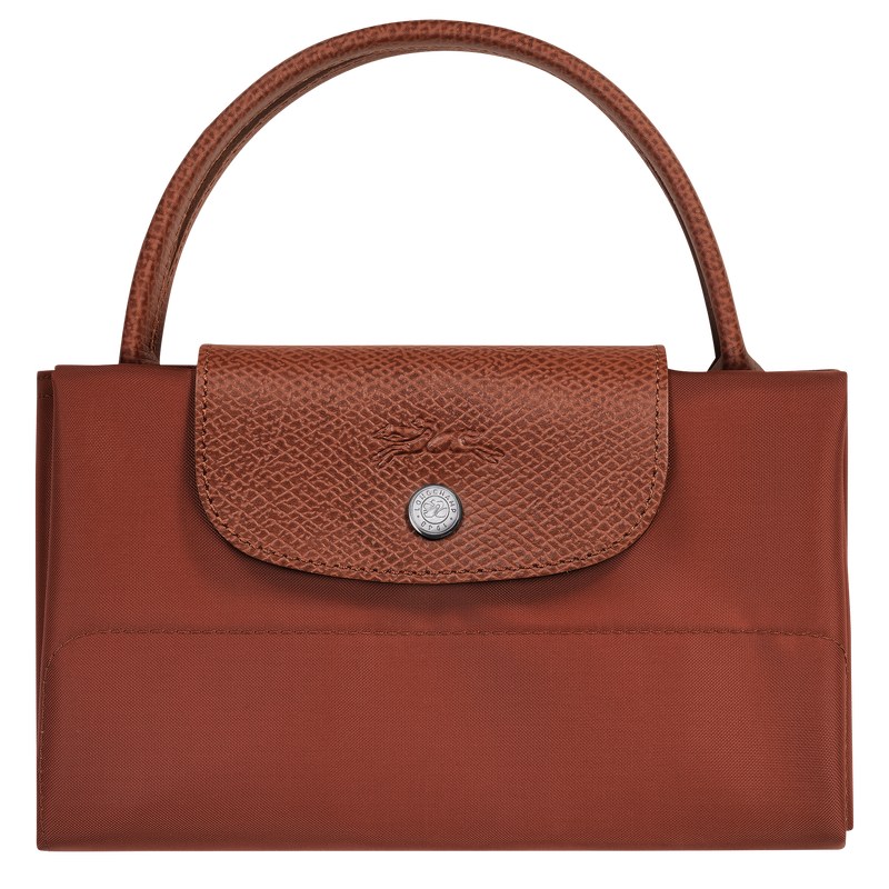 Longchamp Le Pliage Green M Tote bag - Canvas Shoulder bags Chestnut | NT16-C5WW