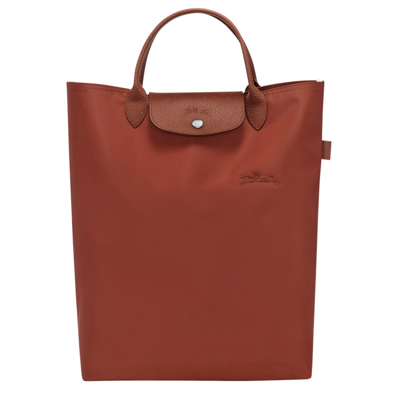 Longchamp Le Pliage Green M Tote bag - Canvas Shoulder bags Chestnut | NT16-C5WW