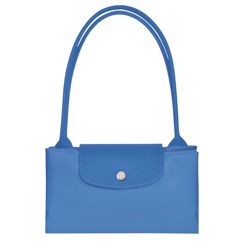 Longchamp Le Pliage Green M Tote bag - Recycled canvas Shoulder bags Cornflower | BI03-O5CW