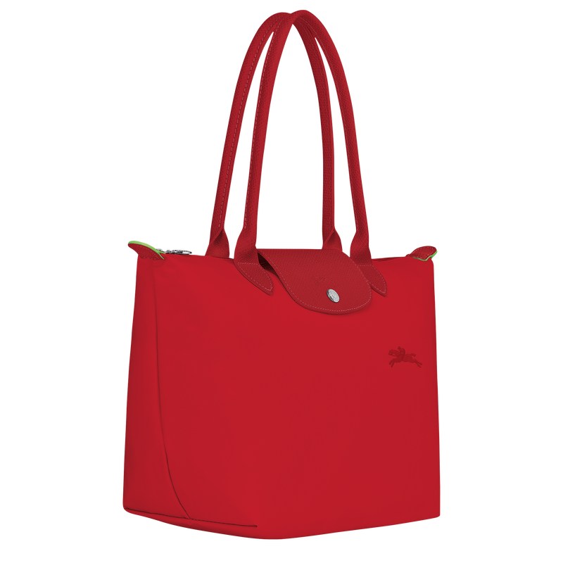 Longchamp Le Pliage Green M Tote bag - Recycled canvas Shoulder bags Tomato | CD24-J4WF