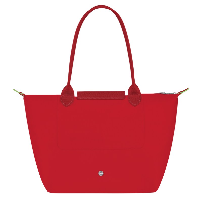 Longchamp Le Pliage Green M Tote bag - Recycled canvas Shoulder bags Tomato | CD24-J4WF