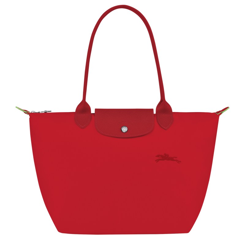 Longchamp Le Pliage Green M Tote bag - Recycled canvas Shoulder bags Tomato | CD24-J4WF