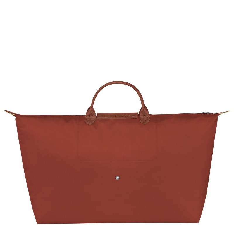 Longchamp Le Pliage Green M Travel bag - Recycled canvas Travel bags Chestnut | GQ71-P4GD