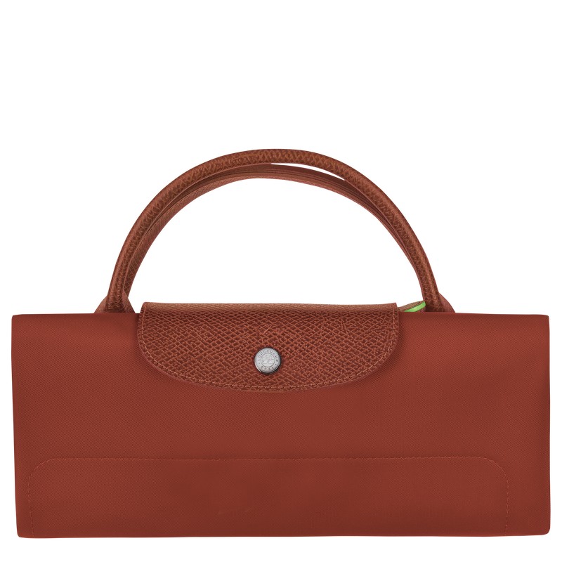 Longchamp Le Pliage Green M Travel bag - Recycled canvas Travel bags Chestnut | GQ71-P4GD