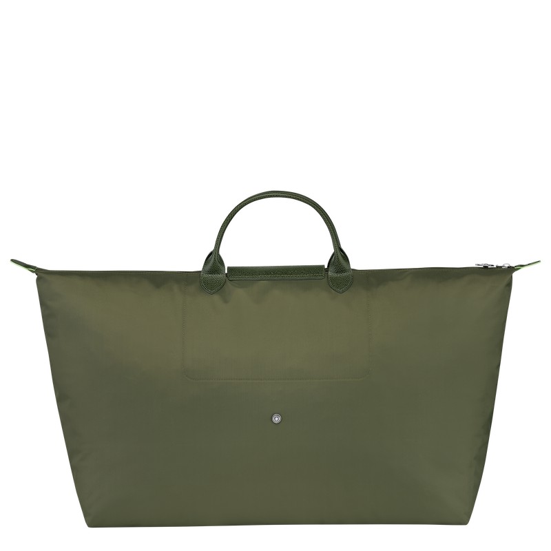 Longchamp Le Pliage Green M Travel bag - Recycled canvas Travel bags Forest | ZS72-O2PT