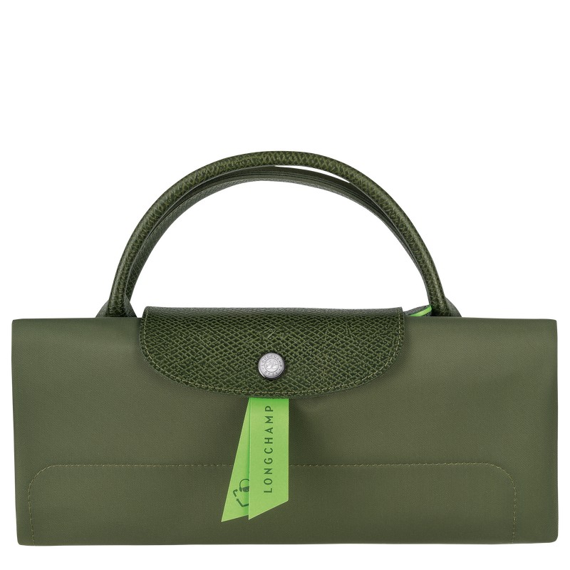 Longchamp Le Pliage Green M Travel bag - Recycled canvas Travel bags Forest | ZS72-O2PT