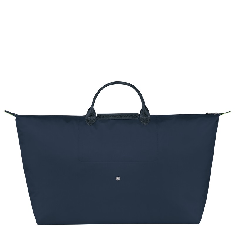 Longchamp Le Pliage Green M Travel bag - Recycled canvas Travel bags Navy | VP78-T1GN