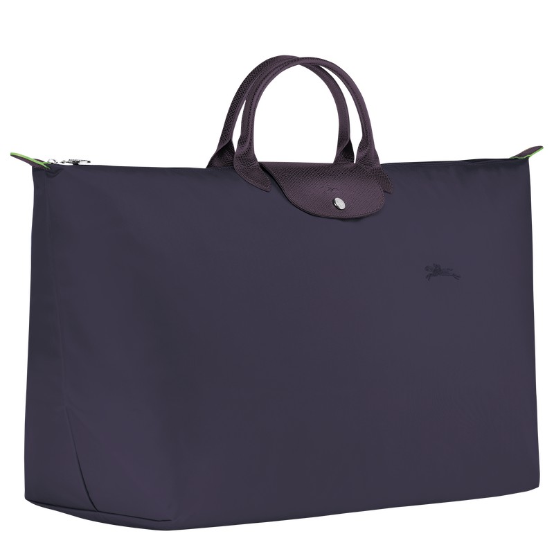 Longchamp Le Pliage Green M Travel bag - Recycled canvas Travel bags Bilberry | EF69-O6ND