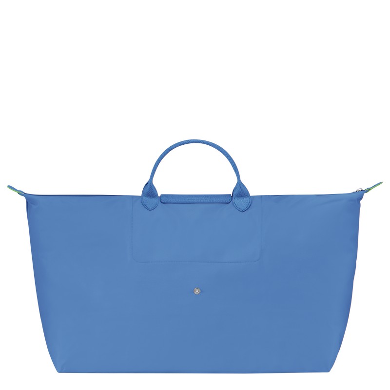 Longchamp Le Pliage Green M Travel bag - Recycled canvas Travel bags Cornflower | VI92-I5ZG