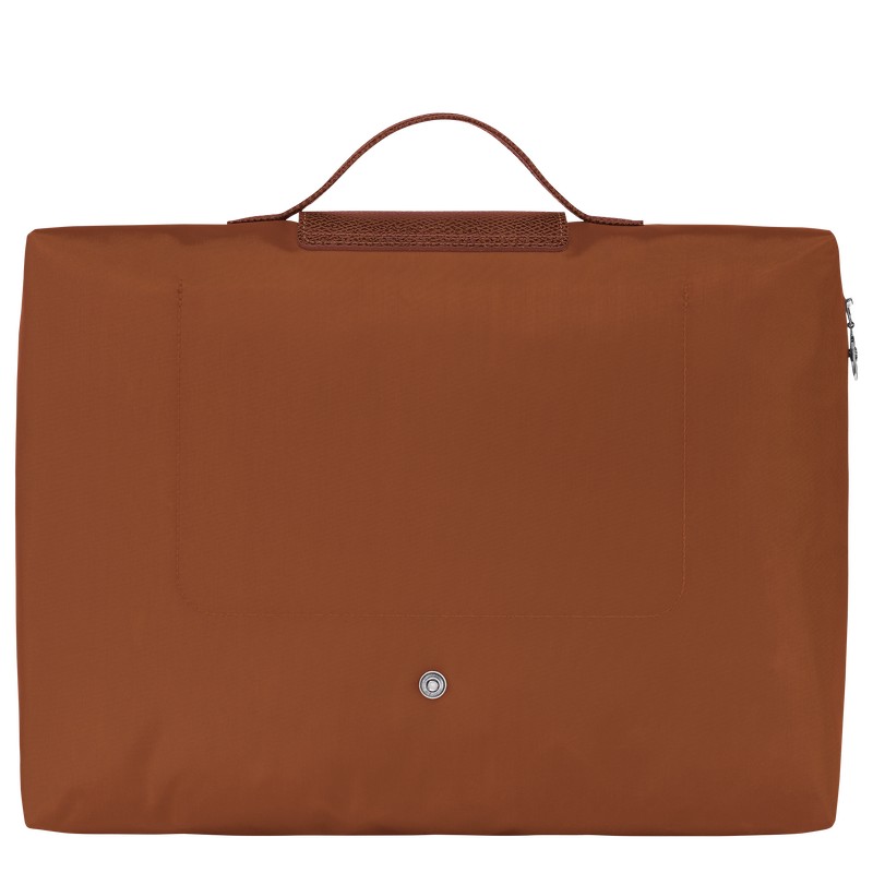 Longchamp Le Pliage Green S Briefcase - Recycled canvas Briefcase Cognac | HA12-J7JX