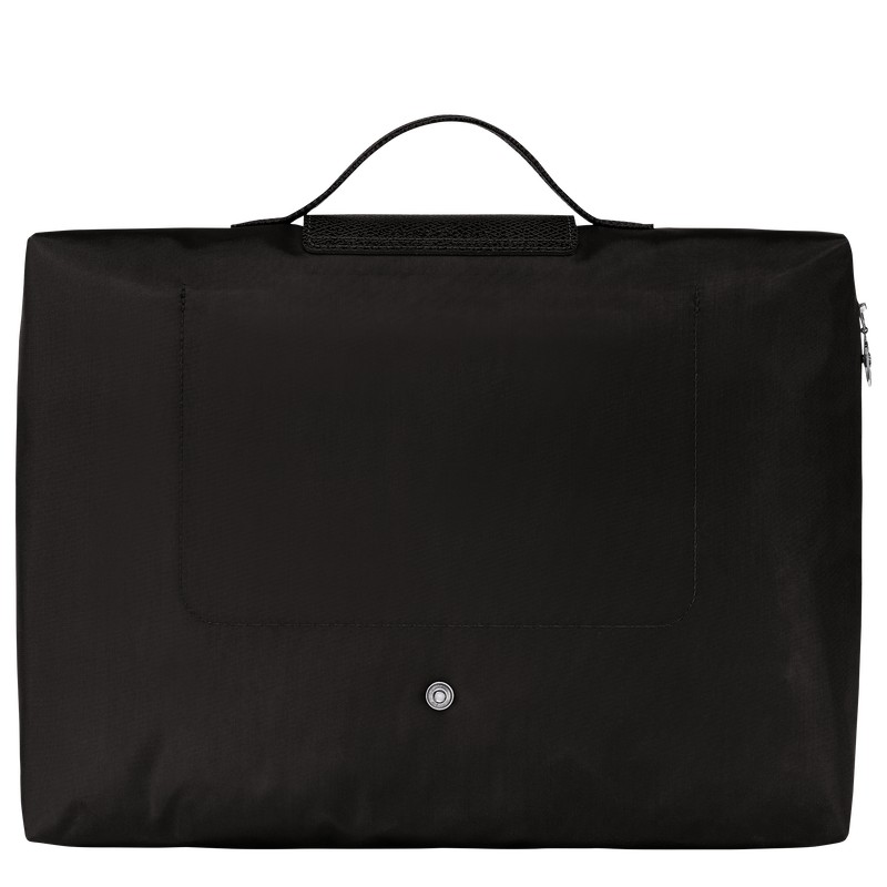 Longchamp Le Pliage Green S Briefcase - Recycled canvas Briefcase Black | RX60-N3IJ