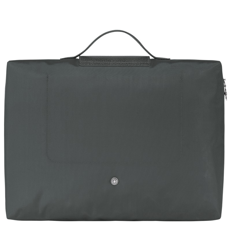 Longchamp Le Pliage Green S Briefcase - Recycled canvas Briefcase Graphite | ES12-H3UX