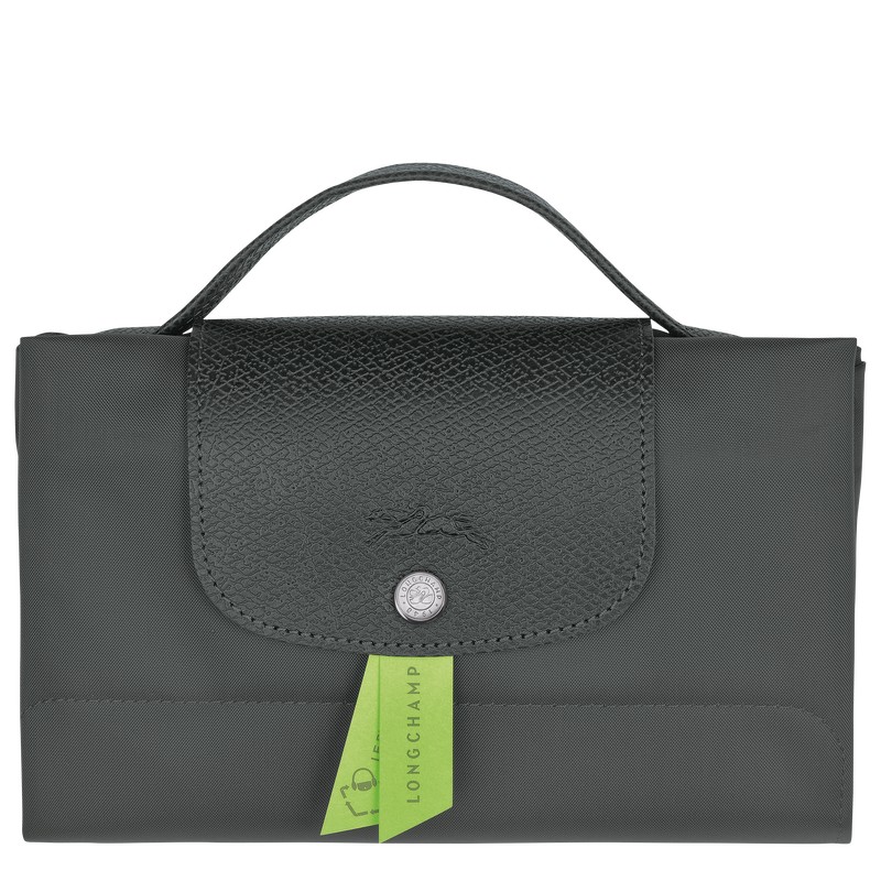 Longchamp Le Pliage Green S Briefcase - Recycled canvas Briefcase Graphite | ES12-H3UX