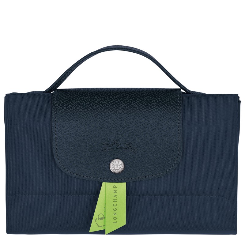 Longchamp Le Pliage Green S Briefcase - Recycled canvas Briefcase Navy | NS61-I6CH