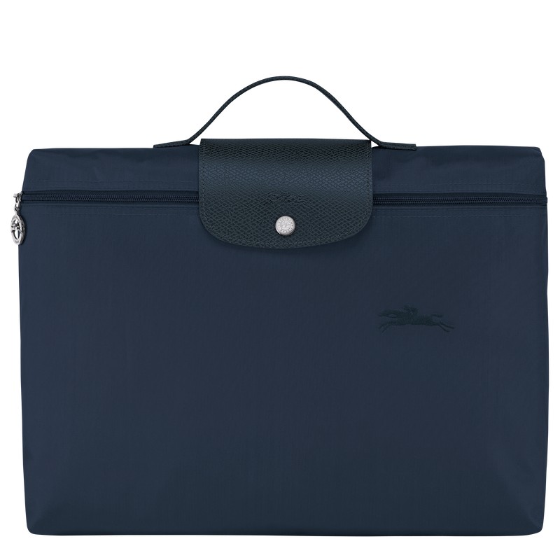 Longchamp Le Pliage Green S Briefcase - Recycled canvas Briefcase Navy | NS61-I6CH