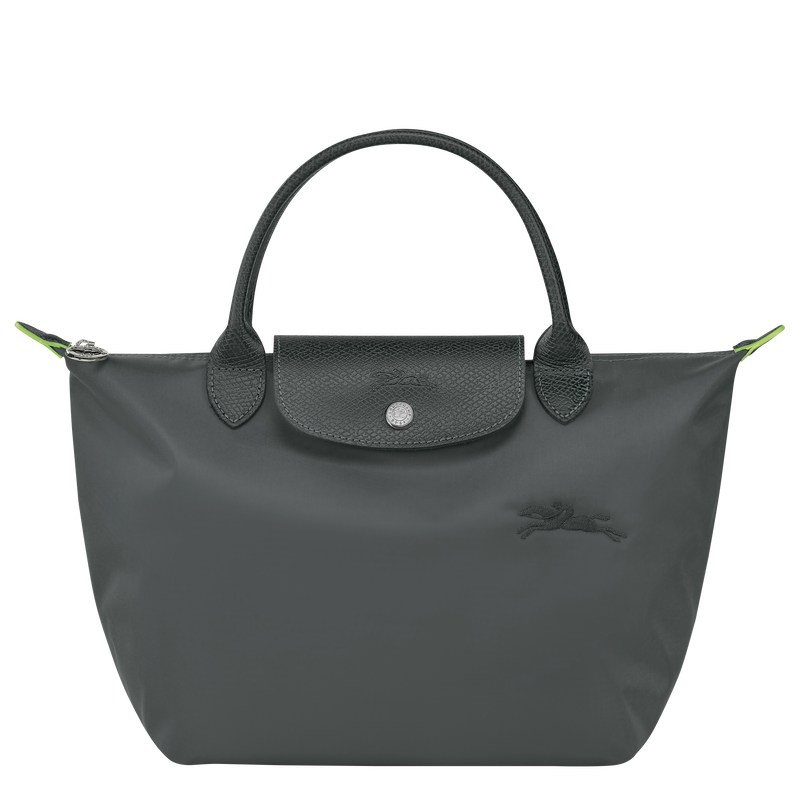 Longchamp Le Pliage Green S Handbag - Recycled canvas Handbags Graphite | SX83-U3ZK