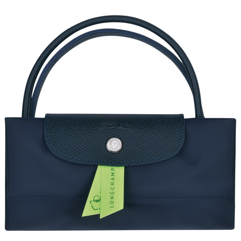 Longchamp Le Pliage Green S Handbag - Recycled canvas Handbags Navy | UD22-L5UV