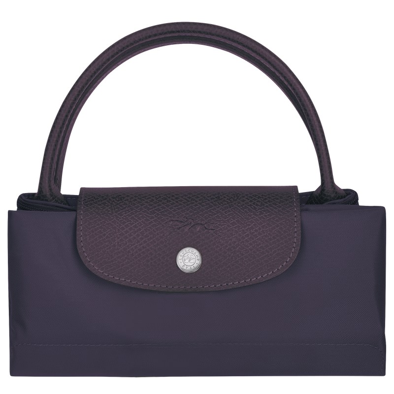 Longchamp Le Pliage Green S Handbag - Recycled canvas Handbags Bilberry | FB60-N4TN