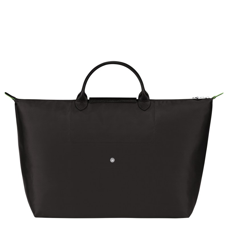 Longchamp Le Pliage Green S Travel bag - Recycled canvas Travel bags Black | UC64-J2OM