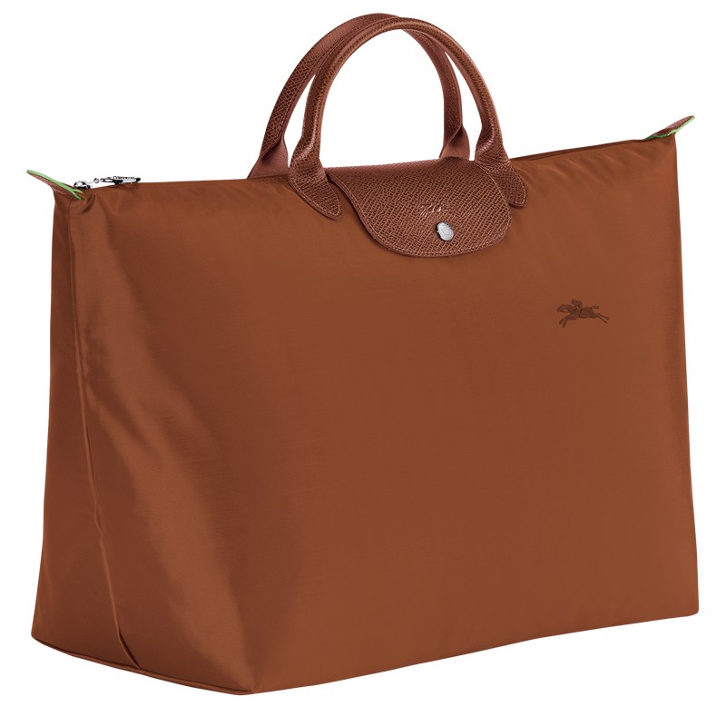 Longchamp Le Pliage Green S Travel bag - Recycled canvas Travel bags Cognac | VR88-G7BH