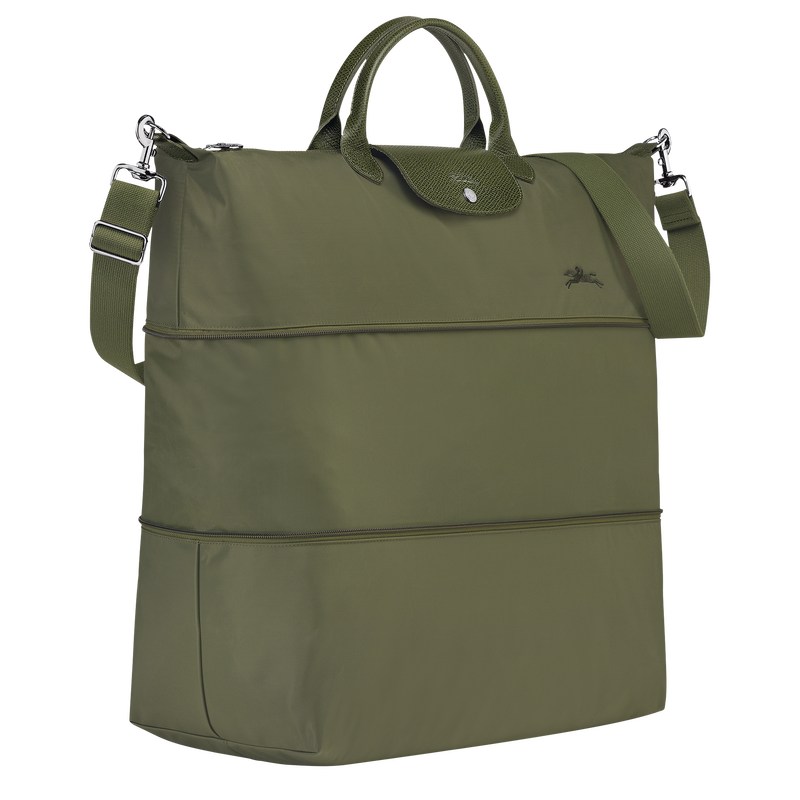 Longchamp Le Pliage Green Travel bag expandable - Recycled canvas Travel bags Forest | TG91-O9FA