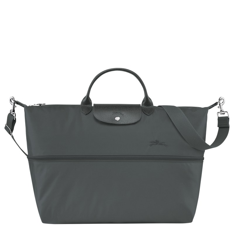 Longchamp Le Pliage Green Travel bag expandable - Recycled canvas Travel bags Graphite | OR65-P4BW