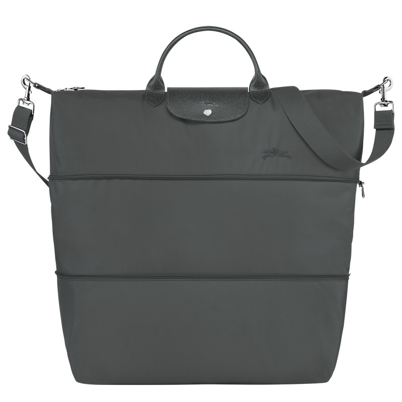 Longchamp Le Pliage Green Travel bag expandable - Recycled canvas Travel bags Graphite | OR65-P4BW