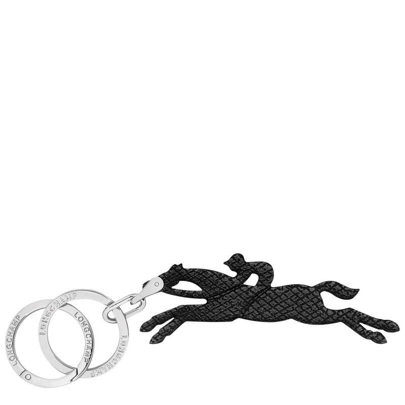 Longchamp Le Pliage Key rings - Leather Key rings Black | OK46-H6IT