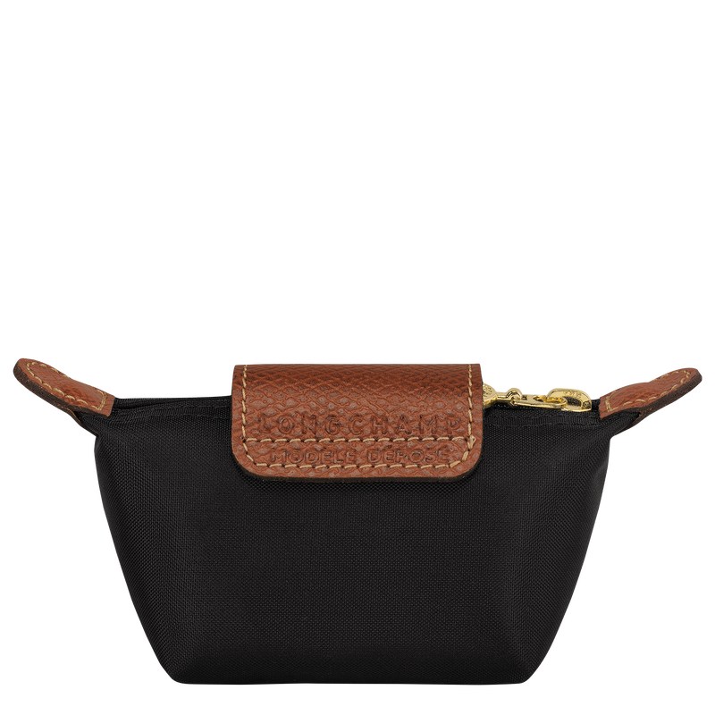 Longchamp Le Pliage Original Coin purse - Recycled canvas Cardholders & Coin purses Black | AR37-N3ID