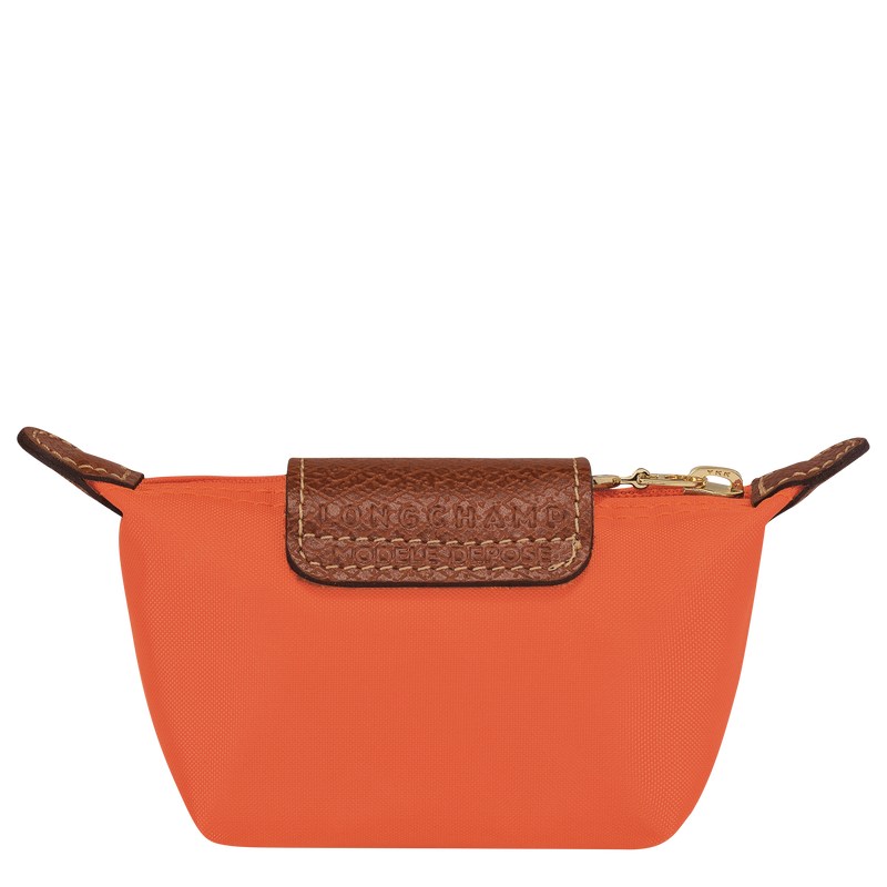 Longchamp Le Pliage Original Coin purse - Recycled canvas Cardholders & Coin purses Orange | RN84-Z3ZF