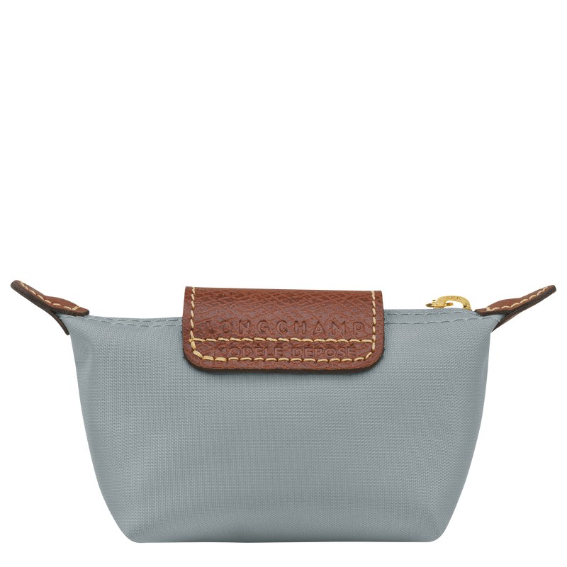 Longchamp Le Pliage Original Coin purse - Recycled canvas Cardholders & Coin purses Steel | GN02-P3EF