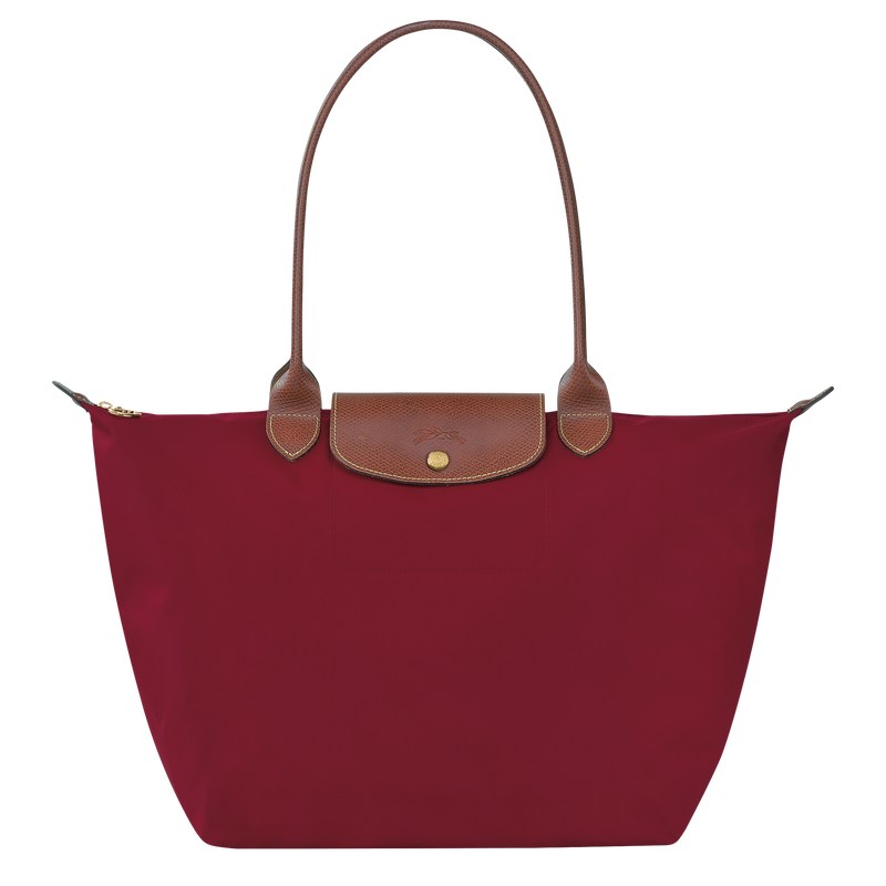 Longchamp Le Pliage Original L Tote bag - Recycled canvas Shoulder bags Red | OF42-V1PJ