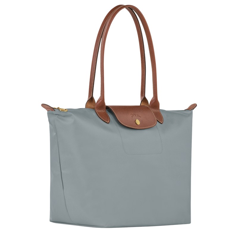 Longchamp Le Pliage Original L Tote bag - Recycled canvas Shoulder bags Steel | DK23-Z8RM