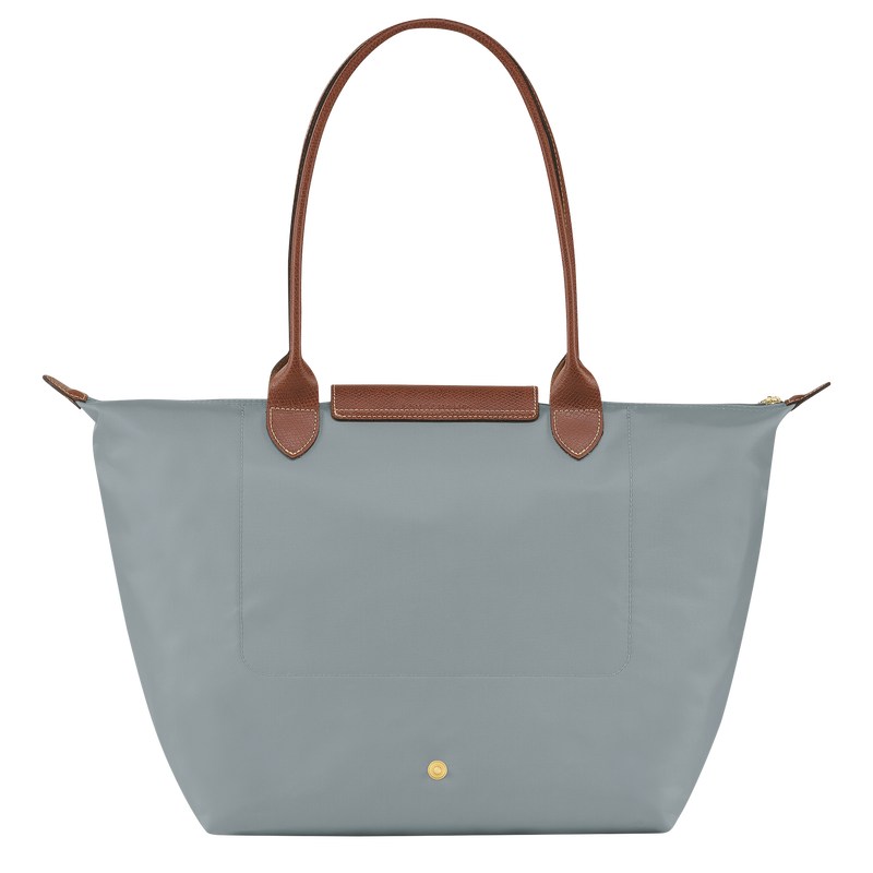 Longchamp Le Pliage Original L Tote bag - Recycled canvas Shoulder bags Steel | DK23-Z8RM