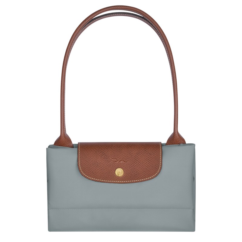 Longchamp Le Pliage Original L Tote bag - Recycled canvas Shoulder bags Steel | DK23-Z8RM